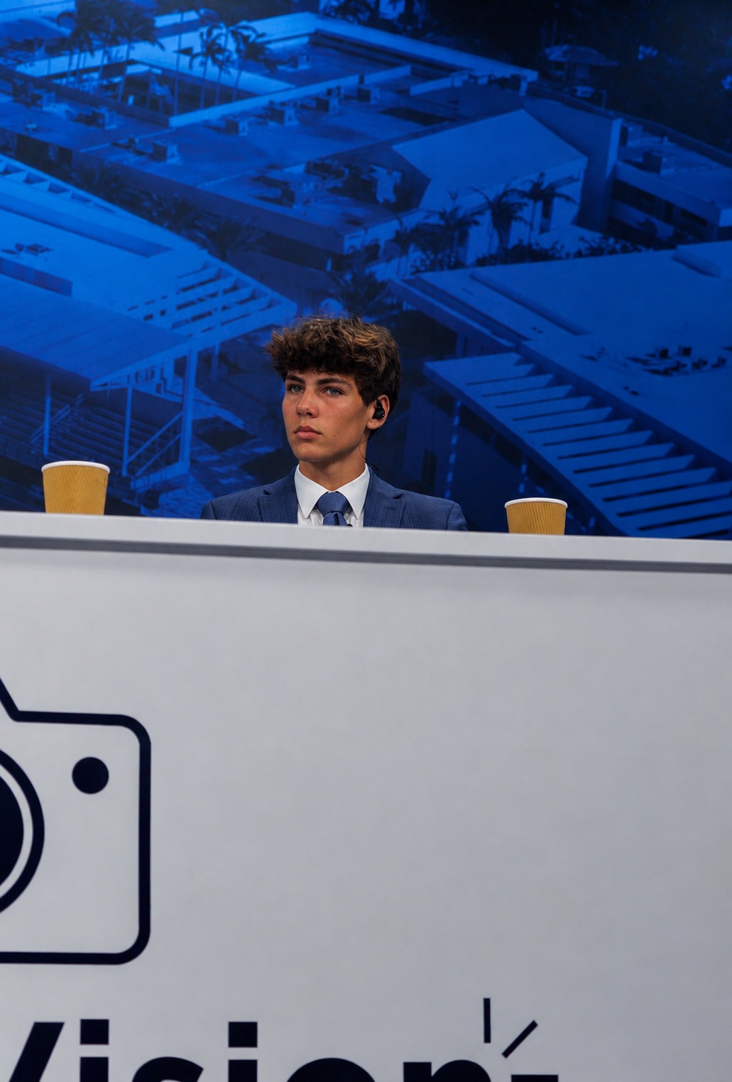 Ari, the student behind HBF, at a speaking panel